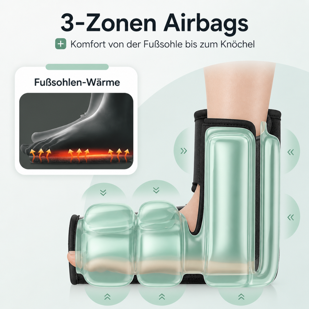 Lindara | Appareil de massage 2-en-1 avec chaleur et compression